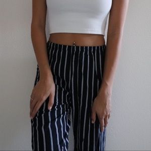 SOLD** Brandy Striped Flowy Pants